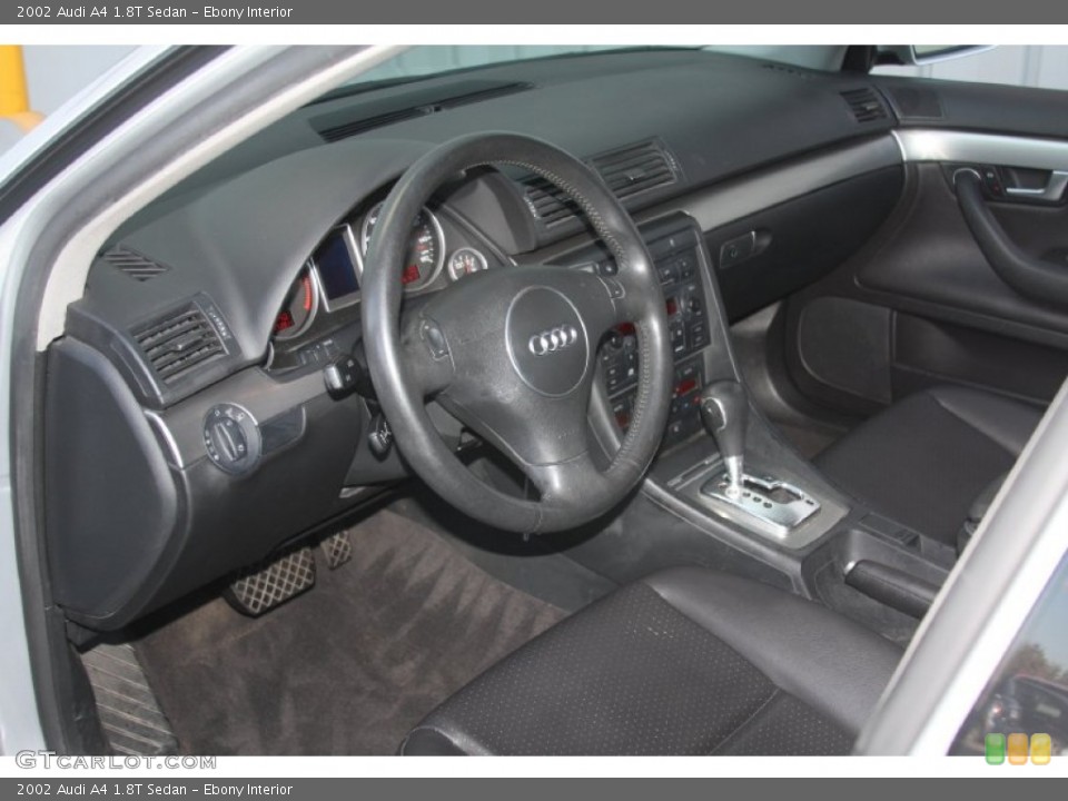 Ebony Interior Prime Interior for the 2002 Audi A4 1.8T Sedan #55416807