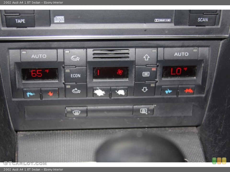Ebony Interior Controls for the 2002 Audi A4 1.8T Sedan #55416883