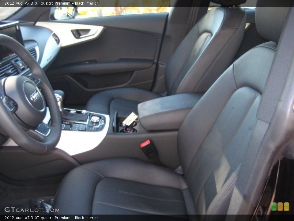 Black Interior Photo for the 2012 Audi A7 3.0T quattro Premium #55416900