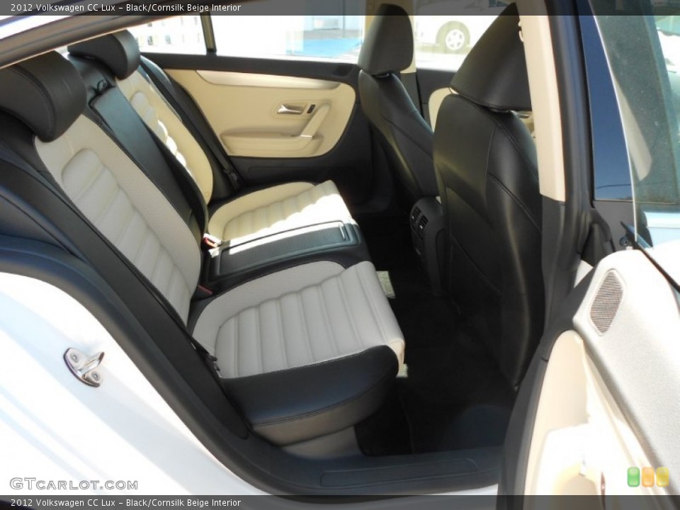 Black/Cornsilk Beige Interior Photo for the 2012 Volkswagen CC Lux #55418154