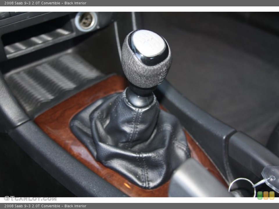 Black Interior Transmission for the 2008 Saab 9-3 2.0T Convertible #55419375