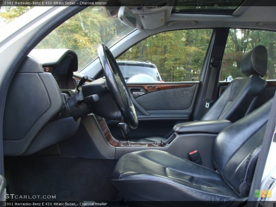 Charcoal Interior Photo for the 2001 Mercedes-Benz E 430 4Matic Sedan #55423353