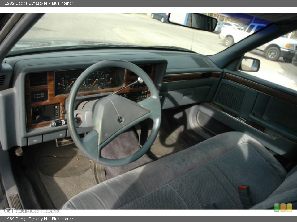 Blue Interior Photo for the 1989 Dodge Dynasty I4 #55423842
