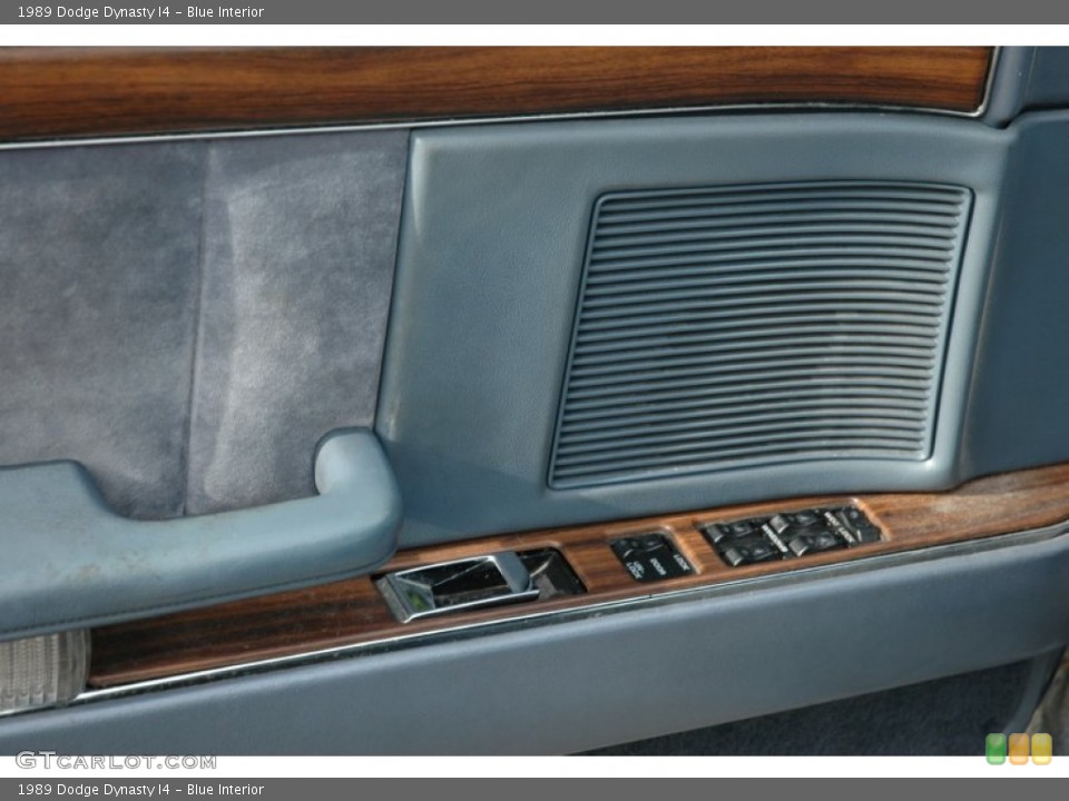 Blue Interior Controls for the 1989 Dodge Dynasty I4 #55423848