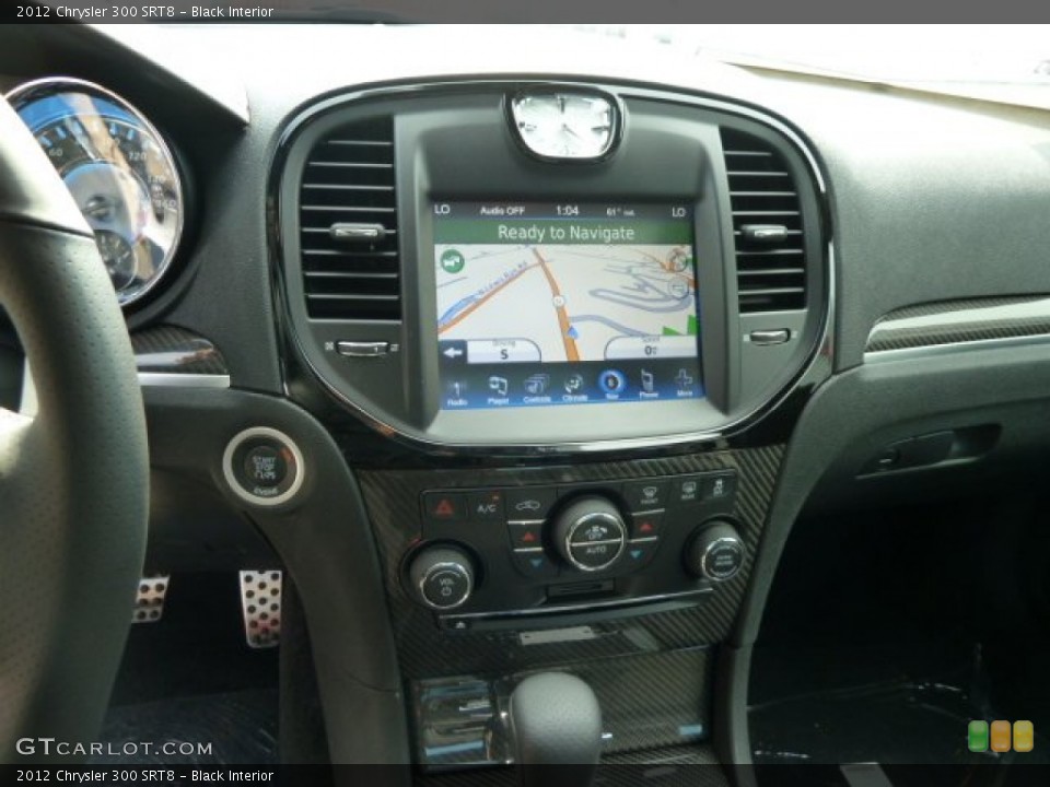 Black Interior Controls for the 2012 Chrysler 300 SRT8 #55424955