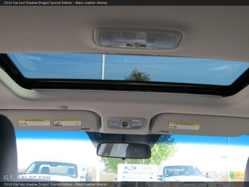 Black Leather Interior Sunroof for the 2010 Kia Soul Shadow Dragon Special Edition #55425864