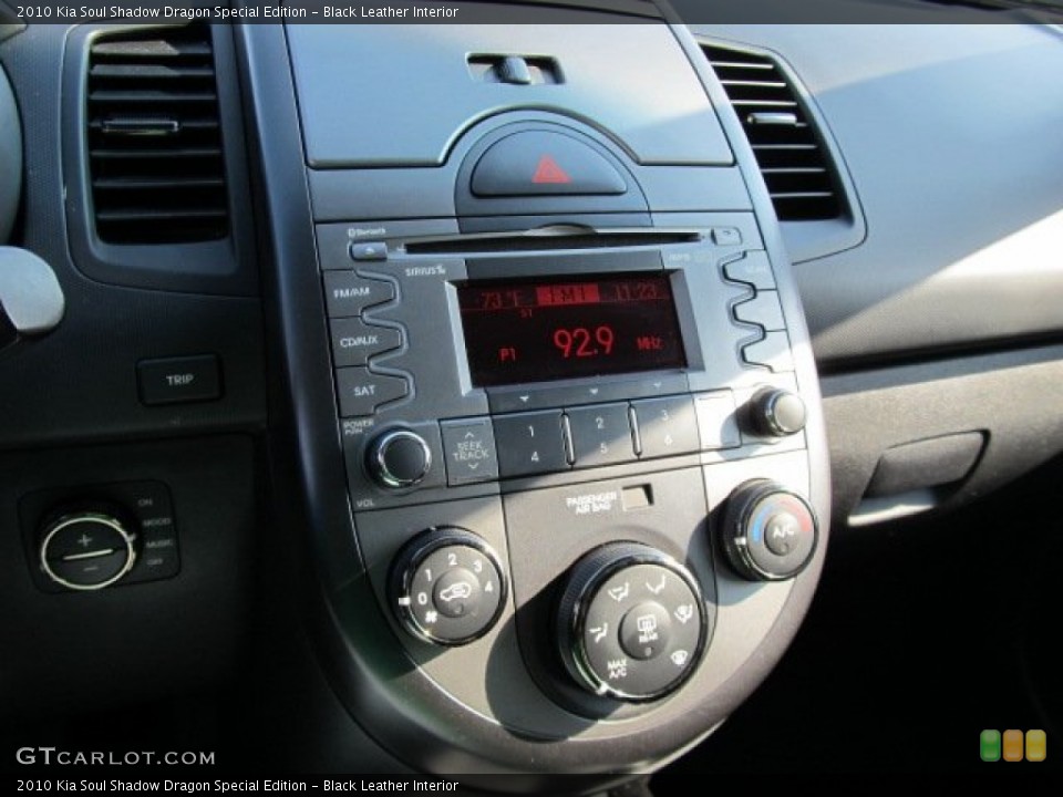 Black Leather Interior Controls for the 2010 Kia Soul Shadow Dragon Special Edition #55425917