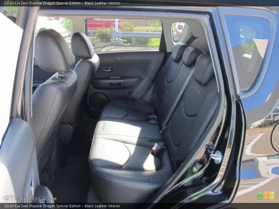 Black Leather Interior Photo for the 2010 Kia Soul Shadow Dragon Special Edition #55425934