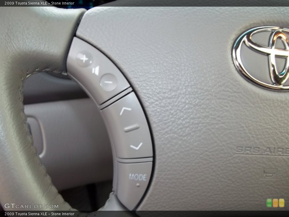 Stone Interior Controls for the 2009 Toyota Sienna XLE #55426020