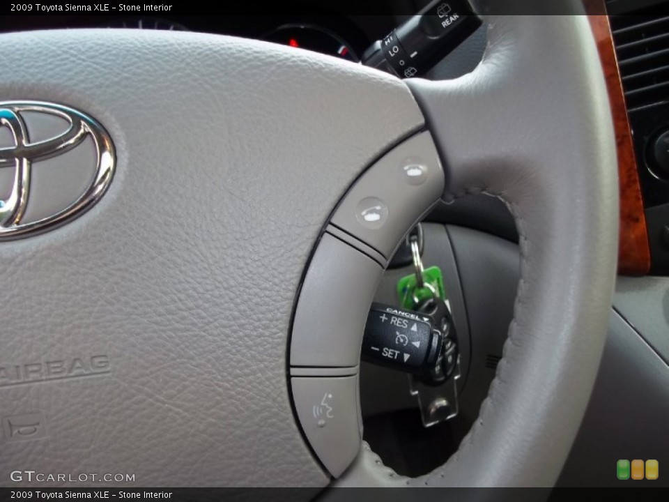 Stone Interior Controls for the 2009 Toyota Sienna XLE #55426029