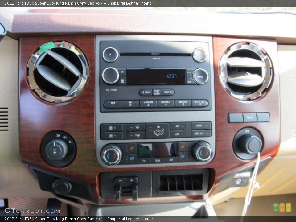 Chaparral Leather Interior Controls for the 2012 Ford F350 Super Duty King Ranch Crew Cab 4x4 #55426140