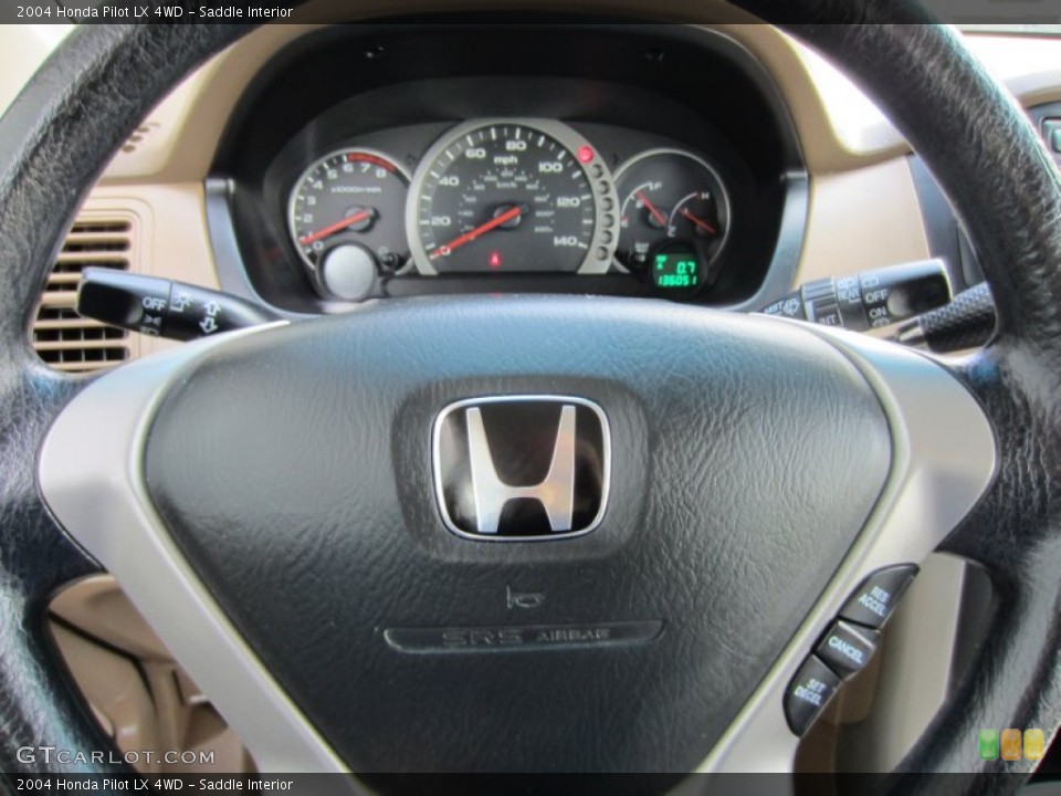 Saddle Interior Steering Wheel for the 2004 Honda Pilot LX 4WD #55426662