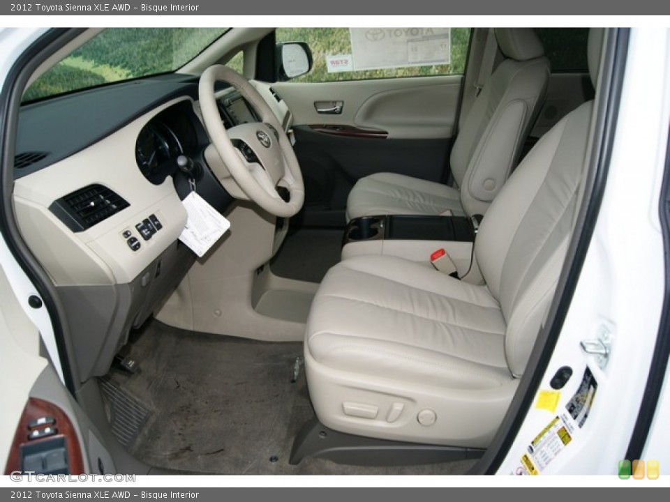 Bisque Interior Photo for the 2012 Toyota Sienna XLE AWD #55427871