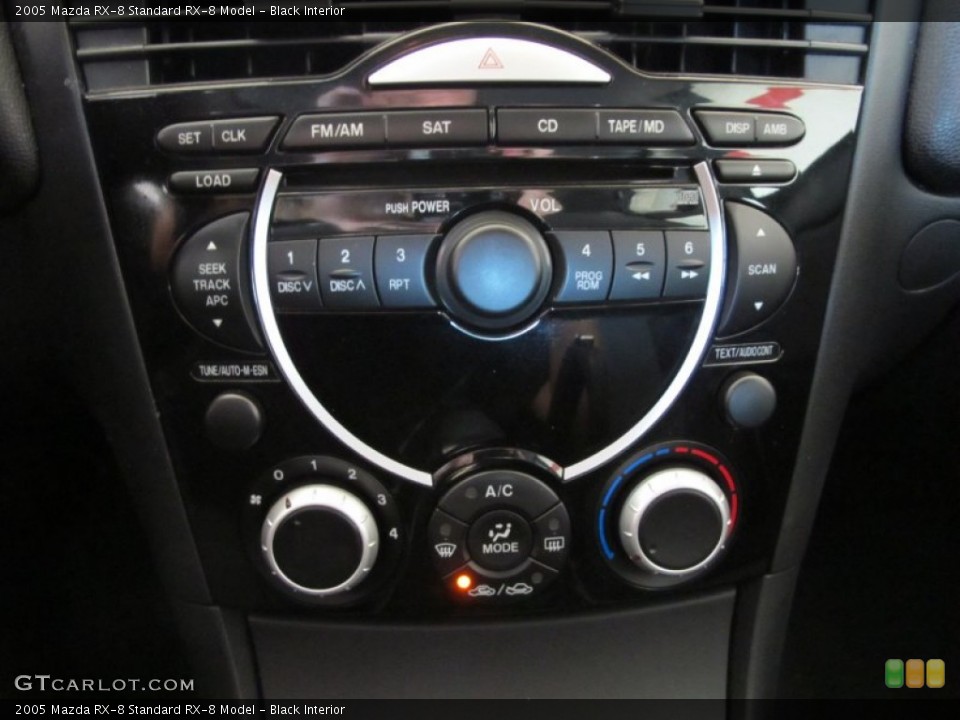 Black Interior Controls for the 2005 Mazda RX-8  #55429857