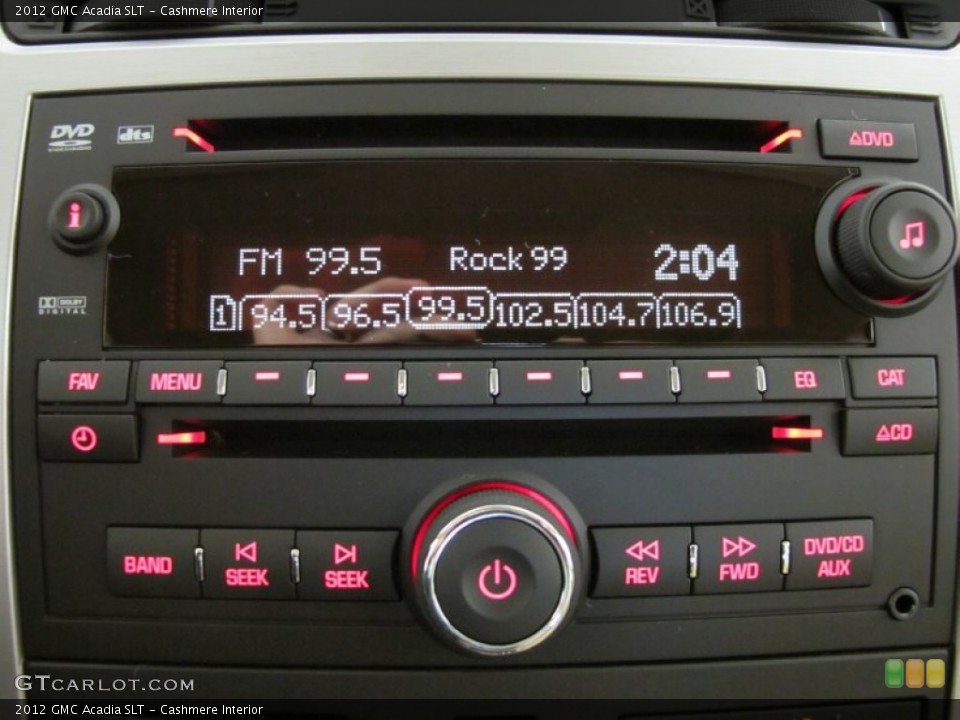 Cashmere Interior Audio System for the 2012 GMC Acadia SLT #55432204