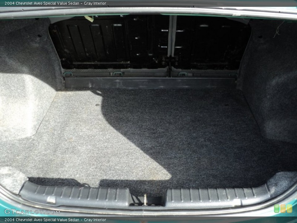 Gray Interior Trunk for the 2004 Chevrolet Aveo Special Value Sedan #55432293