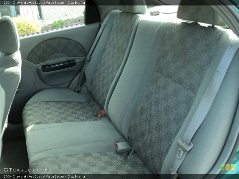 Gray Interior Photo for the 2004 Chevrolet Aveo Special Value Sedan #55432410