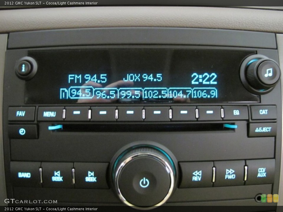 Cocoa/Light Cashmere Interior Audio System for the 2012 GMC Yukon SLT #55432815