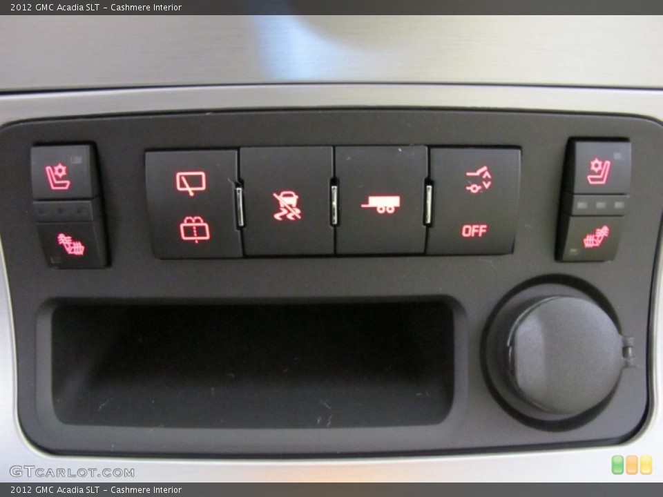 Cashmere Interior Controls for the 2012 GMC Acadia SLT #55432974