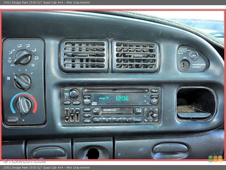 Mist Gray Interior Audio System for the 2001 Dodge Ram 2500 SLT Quad Cab 4x4 #55433761