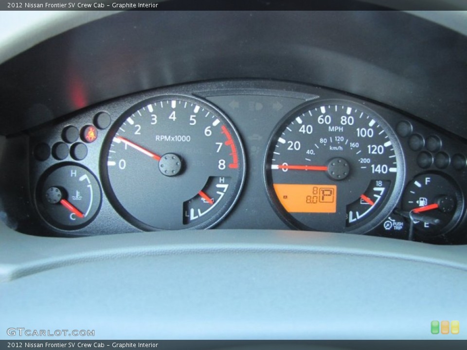 Graphite Interior Gauges for the 2012 Nissan Frontier SV Crew Cab #55435362