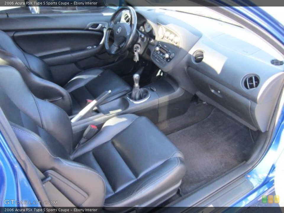 Ebony Interior Photo for the 2006 Acura RSX Type S Sports Coupe #55435689