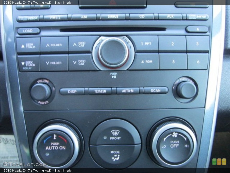 Black Interior Controls for the 2010 Mazda CX-7 s Touring AWD #55435965