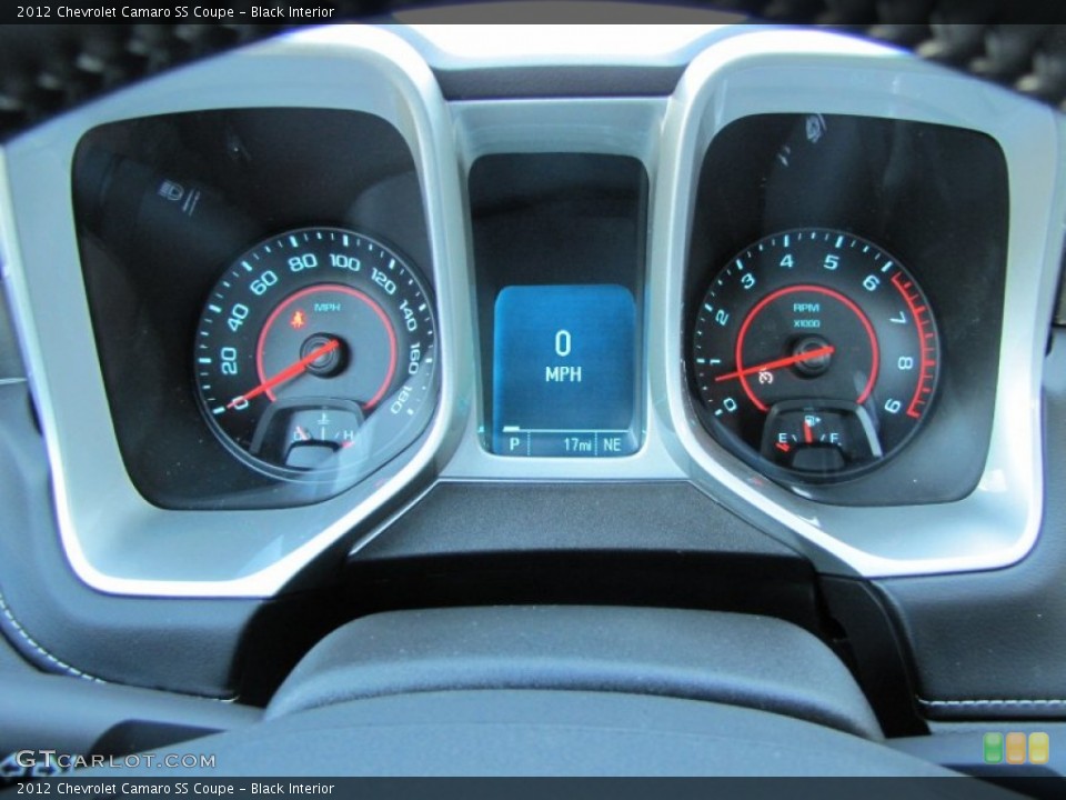 Black Interior Gauges for the 2012 Chevrolet Camaro SS Coupe #55437249