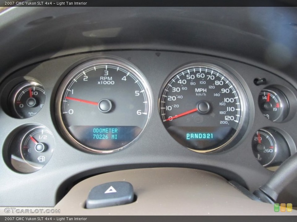 Light Tan Interior Gauges for the 2007 GMC Yukon SLT 4x4 #55439127