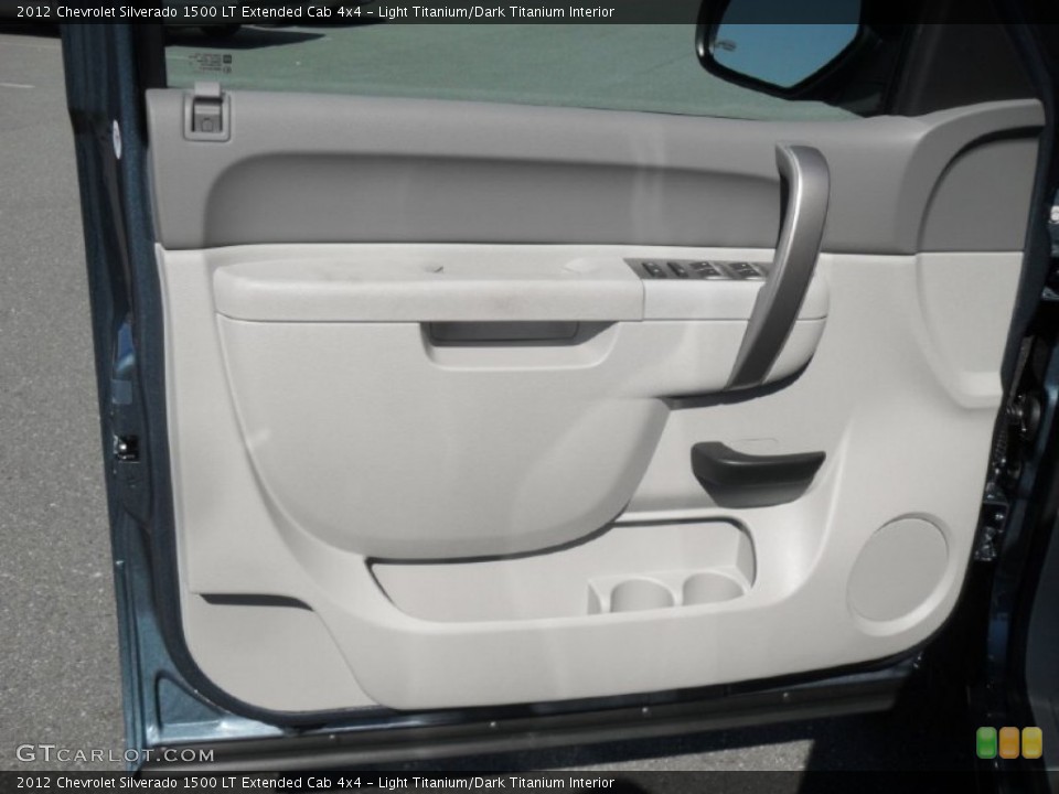 Light Titanium/Dark Titanium Interior Door Panel for the 2012 Chevrolet Silverado 1500 LT Extended Cab 4x4 #55440957