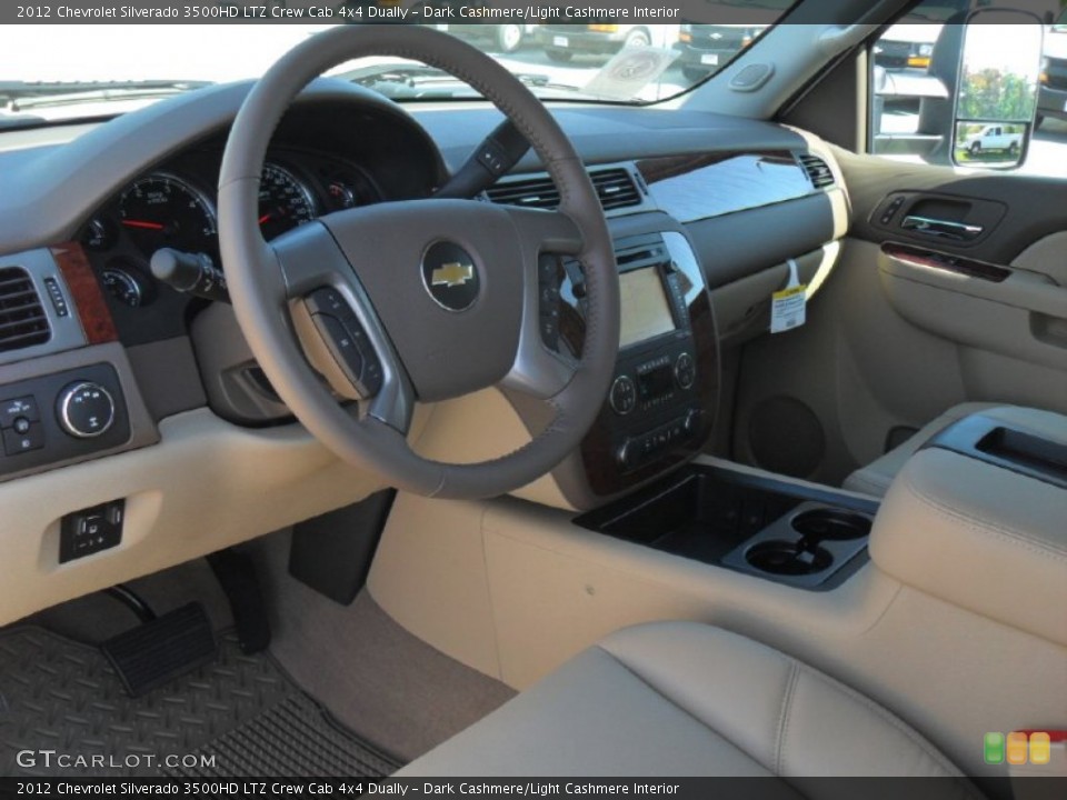Dark Cashmere/Light Cashmere Interior Prime Interior for the 2012 Chevrolet Silverado 3500HD LTZ Crew Cab 4x4 Dually #55441332
