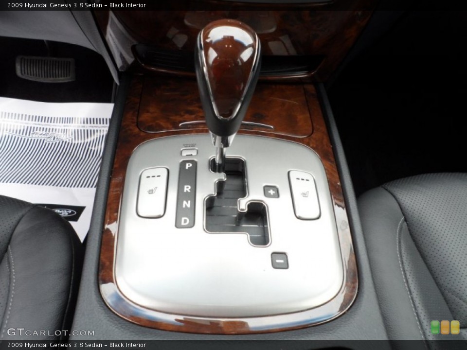 Black Interior Transmission for the 2009 Hyundai Genesis 3.8 Sedan #55442155