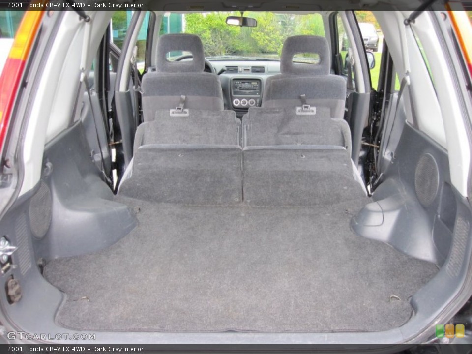 Dark Gray Interior Trunk for the 2001 Honda CR-V LX 4WD #55442305