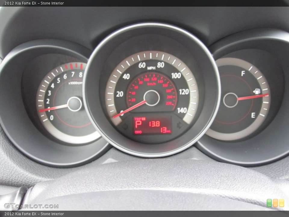 Stone Interior Gauges for the 2012 Kia Forte EX #55442476