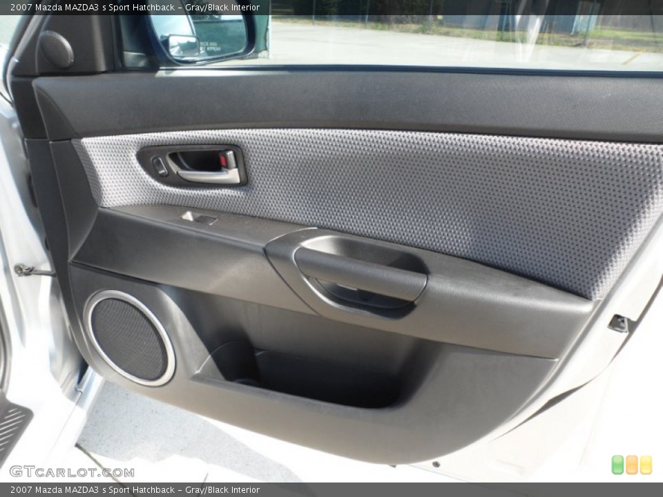 Gray/Black Interior Door Panel for the 2007 Mazda MAZDA3 s Sport Hatchback #55443373