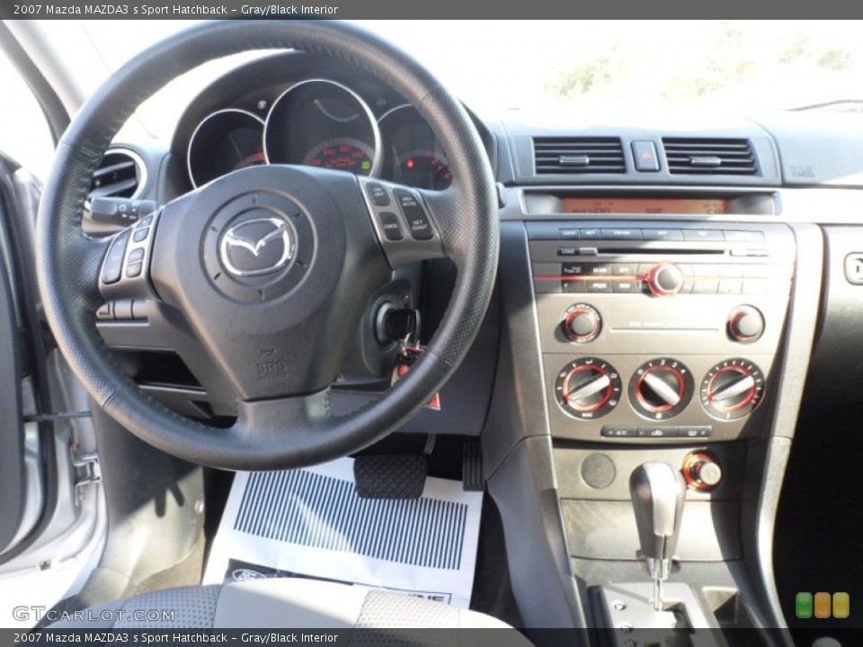 Gray/Black Interior Dashboard for the 2007 Mazda MAZDA3 s Sport Hatchback #55443445