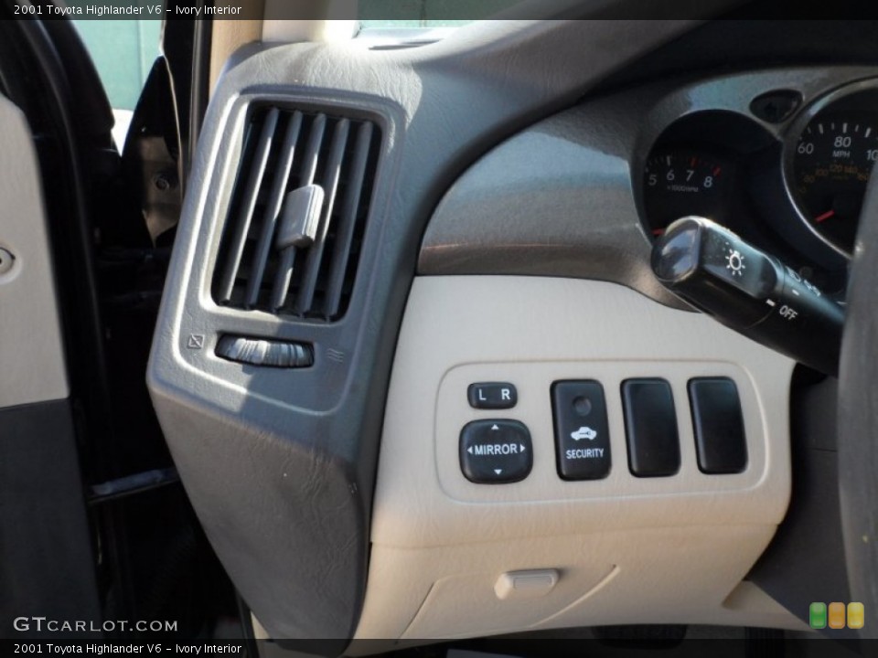 Ivory Interior Controls for the 2001 Toyota Highlander V6 #55444828