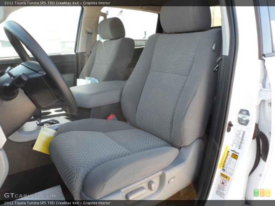Graphite Interior Photo for the 2012 Toyota Tundra SR5 TRD CrewMax 4x4 #55444990