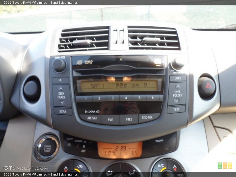 Sand Beige Interior Audio System for the 2011 Toyota RAV4 V6 Limited #55445674