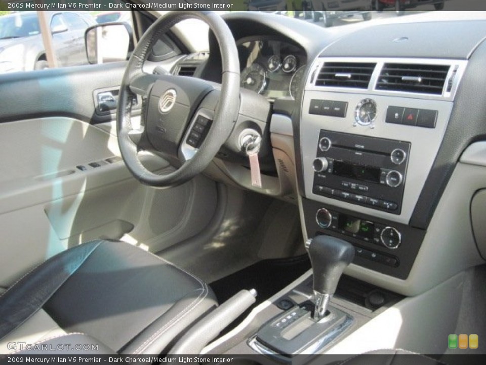 Dark Charcoal/Medium Light Stone Interior Dashboard for the 2009 Mercury Milan V6 Premier #55446190