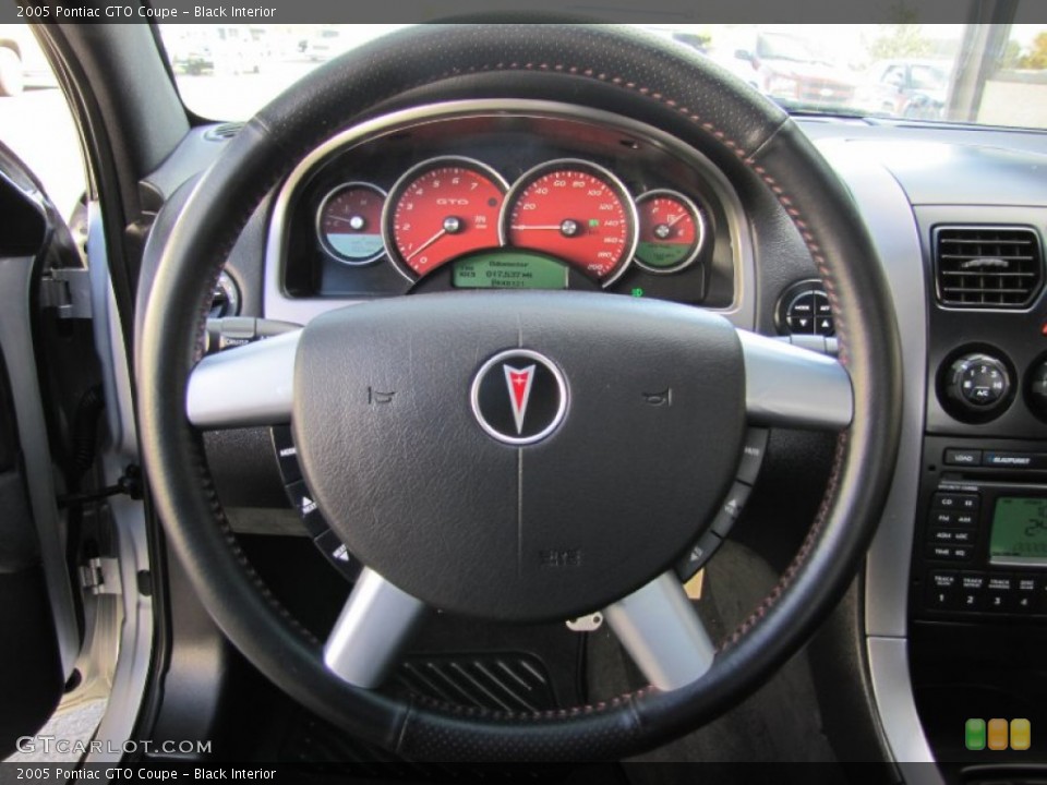 Black Interior Steering Wheel for the 2005 Pontiac GTO Coupe #55446869