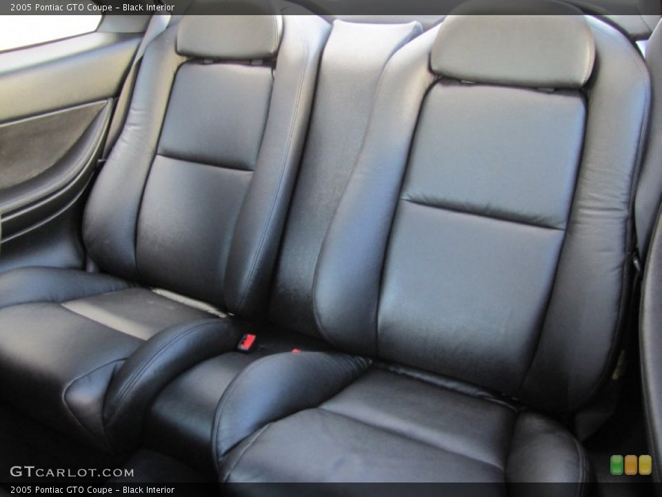 Black Interior Photo for the 2005 Pontiac GTO Coupe #55446962