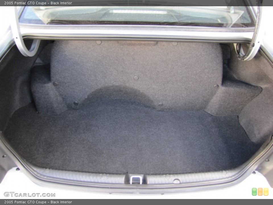 Black Interior Trunk for the 2005 Pontiac GTO Coupe #55446965