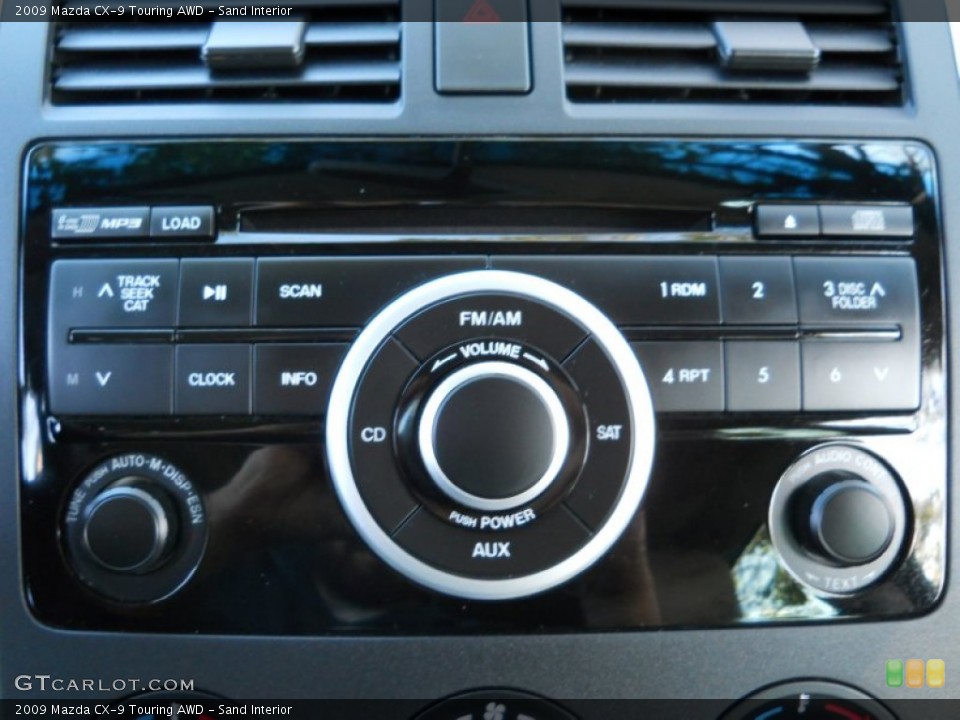 Sand Interior Controls for the 2009 Mazda CX-9 Touring AWD #55449134