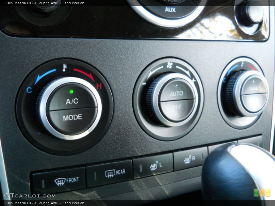 Sand Interior Controls for the 2009 Mazda CX-9 Touring AWD #55449137