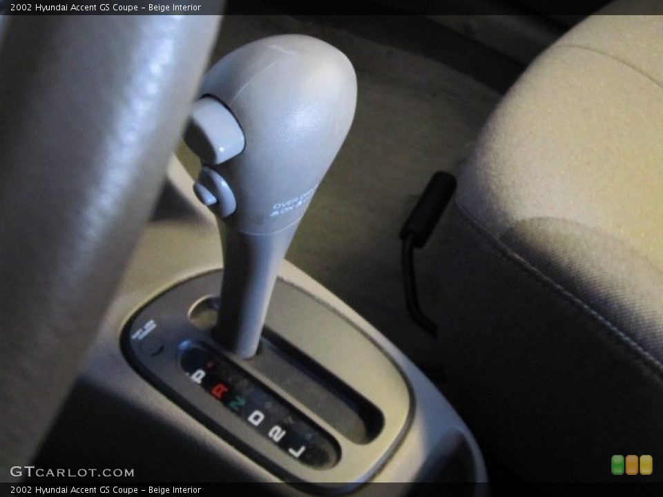 Beige Interior Transmission for the 2002 Hyundai Accent GS Coupe #55451279