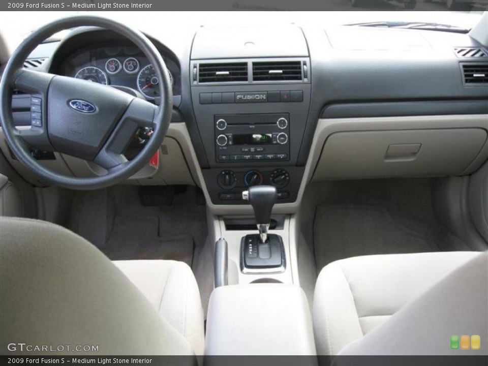 Medium Light Stone Interior Dashboard for the 2009 Ford Fusion S #55451437