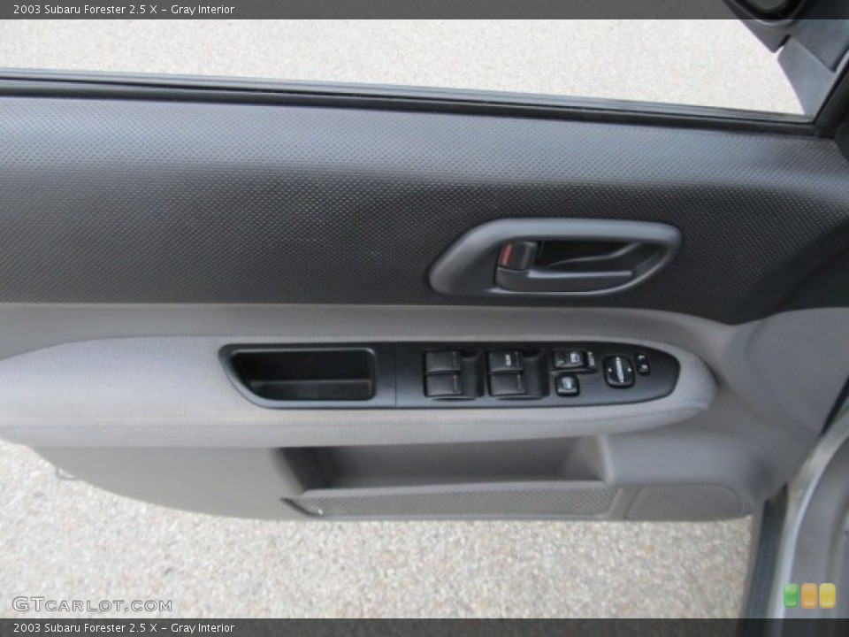 Gray Interior Door Panel for the 2003 Subaru Forester 2.5 X #55452356