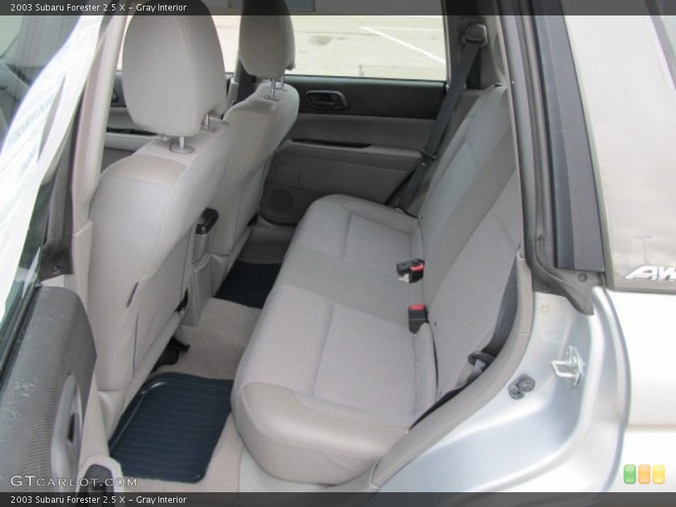 Gray Interior Photo for the 2003 Subaru Forester 2.5 X #55452398