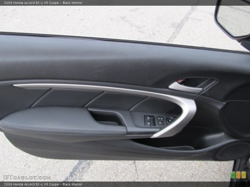 Black Interior Door Panel for the 2009 Honda Accord EX-L V6 Coupe #55452875